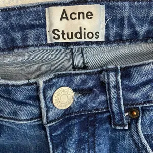 Acne Studios Jeans Skinny Straight High Rise‎ Medium Wash Denim Blue Size 28 thumbnail 9
