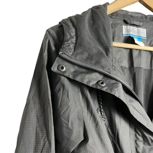 Columbia Pardon My Trench Gray Belted Hooded Windbreaker Rain Jacket Size S thumbnail 3