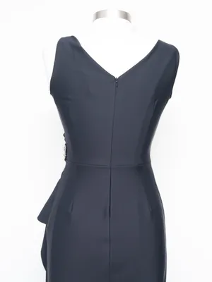 Alex Evenings - Navy‎ Draped Formal Evening Gown thumbnail 10