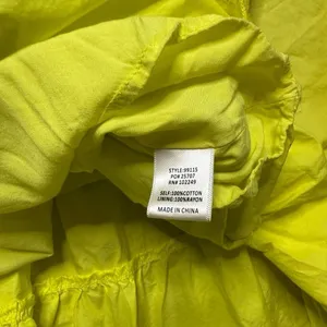 Skies are Blue Lime Yellow Tiered Maxi Dress Large thumbnail 8