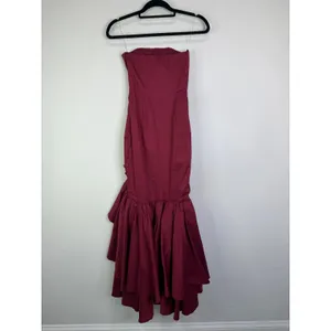 NEW Babyboo Angelina Maxi Dress Burgundy Size XS thumbnail 7