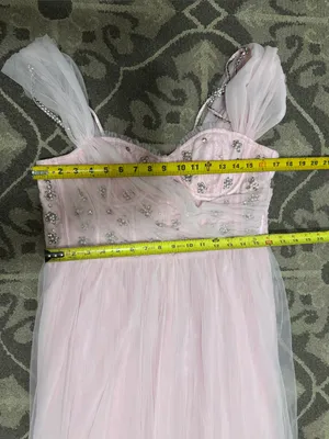 LoveShackFancy Dantine Ballet Embellished Tulle Evening Gown Maxi Dress S 14 thumbnail 12