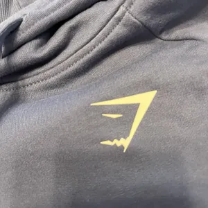 Gymshark Cropped Hoodie Sweatshirt Womens Medium Blue Athletic Workout thumbnail 3