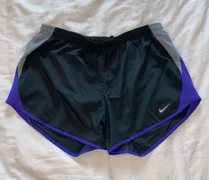 Nike Gray/Purple Running Shorts thumbnail 1