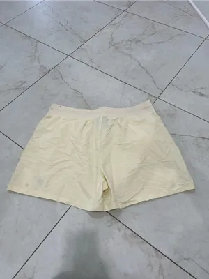 Nike Pale Yellow Sportswear Side Button Shorts Size XXL thumbnail 5