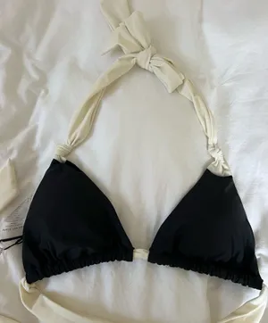 White Fox Mosman Bikini Top Black/White thumbnail 1