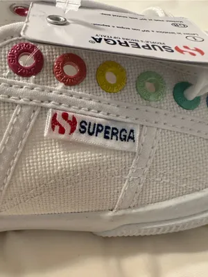 Superga Tank Multi Color Canvas Sneakers with Rainbow Eyelets - NWT - Size 8 thumbnail 9