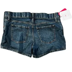 Isabel Maternity Women's Size 2 Blue Bermuda Denim Shorts Summer Wear thumbnail 7