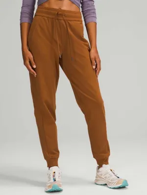 Lululemon Scuba High-Rise French Terry Jogger Copper Brown 6 thumbnail 7