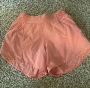 Lululemon Orange Shorts 4" thumbnail 1