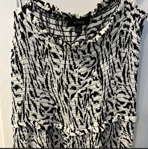 AFRM Zebra Print Dress thumbnail 3