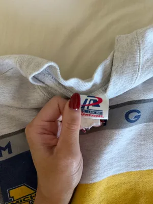 Vintage Michigan wolverines crew neck Gray Size XL thumbnail 3