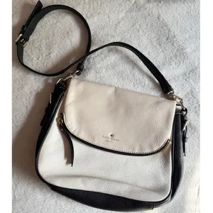 KATE SPADE Colorblock Leather Crossbody Zippered Purse Bag Satchel thumbnail 3