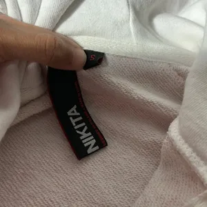 Y2K‎ Nikita Womens Red White All Over Doodle Print Full Zip Hoodie Sweatshirt S thumbnail 5