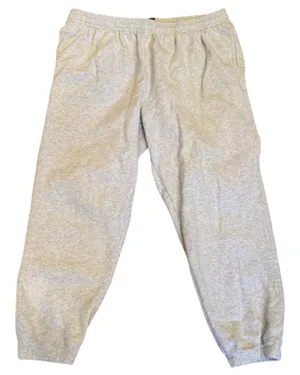 Gap Light Gray Sweatpants Elastic Cuffs Casual Workout Cozy L thumbnail 2