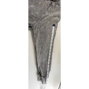 Scoop Gray Acid Wash Raglan‎ Pullover Hoodie Vintage Grunge Distressed Small thumbnail 7