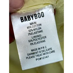 NWT Babyboo Mariella Lemon Yellow Lace Up Corset Fit & Flare Midi Dress Size XS thumbnail 13