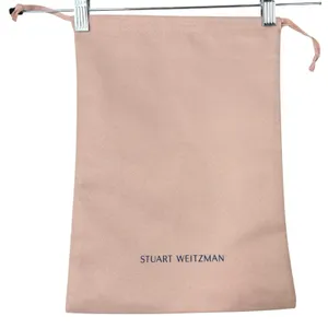Stuart Weitzman‎ Dust Bag Pink Small Shoe Storage Drawstring Travel Accessory thumbnail 1