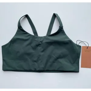 Girlfriend Collective Lou Sports Bra V-Back Green Size XXL NEW thumbnail 2