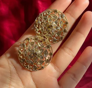 Golden Studs (Earrings) Gold thumbnail 1