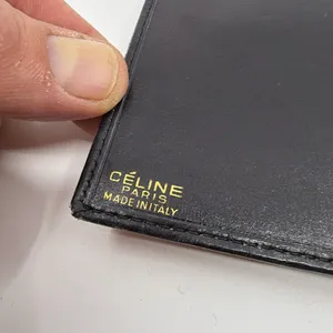 Celine Sulky Continental Flap Black Macadam Canvas Wallet thumbnail 7