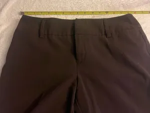 AB Studio Women’s Dark Brown Straight Leg Pants thumbnail 3