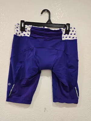 Lululemon Presta Padded Short Bruised Berry High Noon Dot White 10 thumbnail 4