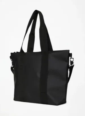 Rains Tote Bag Mini Waterproof Black thumbnail 1