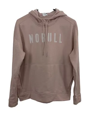NOBULL Hoodie Womens Size Medium Pink Pullover Sweatshirt Activewear Workout thumbnail 1