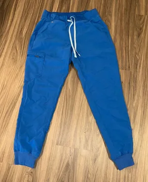 FIGS Zamora Technical Collection Scrub Pants Jogger Style Drawstring Blue Size S thumbnail 1