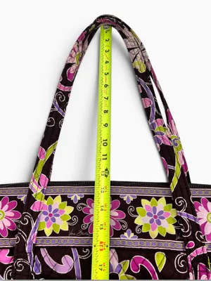 Vera Bradley Retired Purple Punch Shoulder Bag in Brown & Pink thumbnail 10