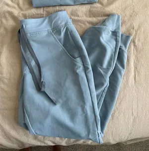 FIGS Scrub Pants- Dusty Blue thumbnail 1