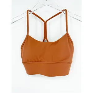 Lululemon Y Flow Nulu Low Impact Sports‎ Bra Women's 4 Sable Activewear thumbnail 3