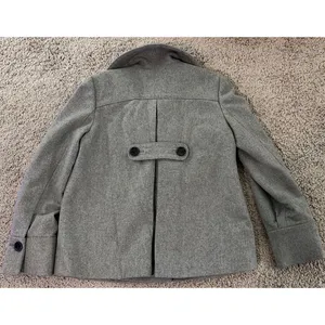Women's Banana Republic Coat, Gray, Small thumbnail 5