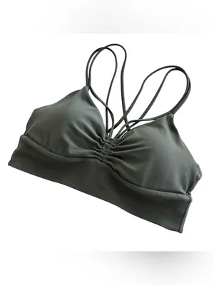Lululemon Full Expression Bra Grey Sage Size 8 thumbnail 3