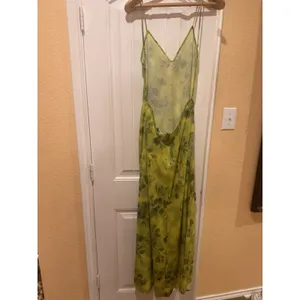ZARA PRINTED MIDI DRESS GREEN, Size XL NEW WITH TAG thumbnail 7