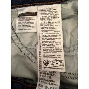 Levis‎ Wedgie Straight High Rise Blue Jeans 34964-0207 Size 29x28 thumbnail 7