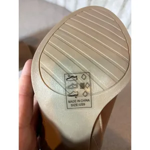 Womens‎ Pink Lily Beth Brown Open Toe Shoes size 9 NEW thumbnail 6