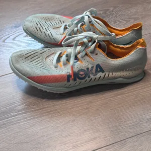 Hoka Cielo X MD Carbon Fiber Track Spikes Blue Orange 1123151 Womens 7 Mens 5.5 thumbnail 4
