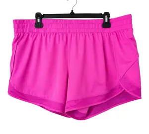 ATHLETA Mesh Run Shorts XL Pink Workout Athletic Training Gym Zipper Pocket 4” thumbnail 1