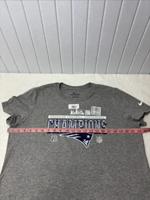 Nike Gray New England Patriots Champions Tee Size XL NEW thumbnail 3