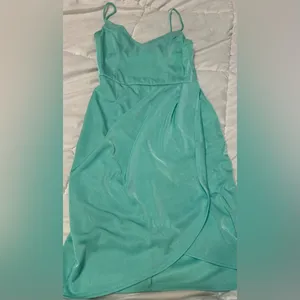 NWOT Mint Green Tulip Knit mini dress Small thumbnail 4