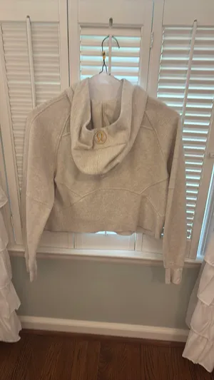 Gray Lululemon scuba with gold thumbnail 6
