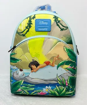 Loungefly Disney The Jungle Book‎ Duo River Mini Backpack NEW thumbnail 1