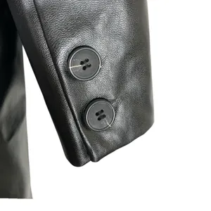 Princess Polly Jocelyn Faux Leather Jacket Size 16 thumbnail 10