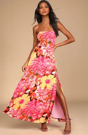 Lulu’s Spaghetti Strap Maxi Dress thumbnail 1