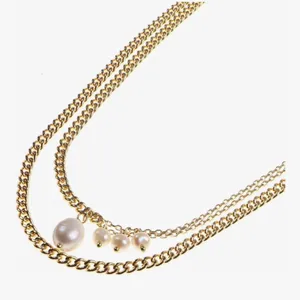 ALLISON ROSE atelier‎ Luxurious Gold Pearl Necklace thumbnail 2