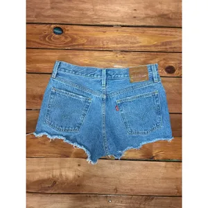 Levi’s Premium 501 Denim Cutoff Shorts - Women Size 27 thumbnail 4