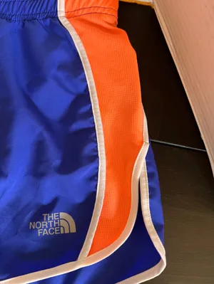 The North Face Women's Royal Blue & Orange Running Shorts thumbnail 3