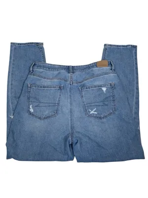 American Eagle Women's 8 Distressed High Rise Mom Jean thumbnail 5
